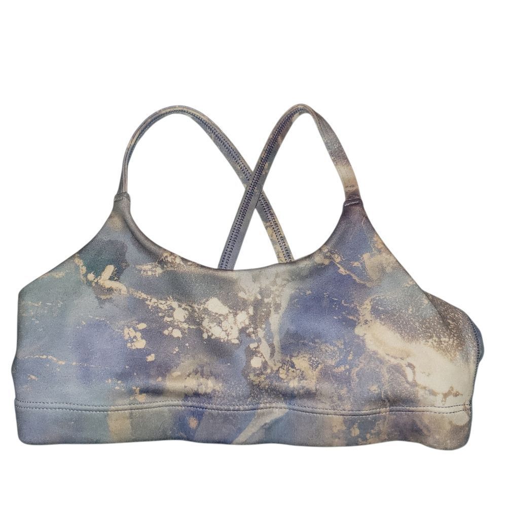 Athleta Blue and Tan Sports Bra
